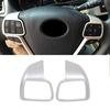 Interior Front Steering Wheel Button Cover Trim For Toyota Highlander 2015-2019
