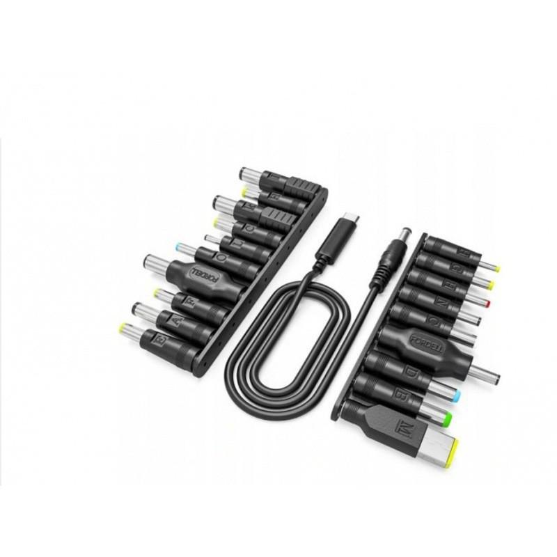100W PD Fast-Charging Type-C to DC Cable for Lenovo, HP, Dell, Asus Laptops