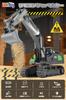 iKing Excavator Toy Remote Control Car with Degree RC Car Construction Vehicle for Beaches and Indoor and Outdoor Playground Toy Car for Boys Ages and