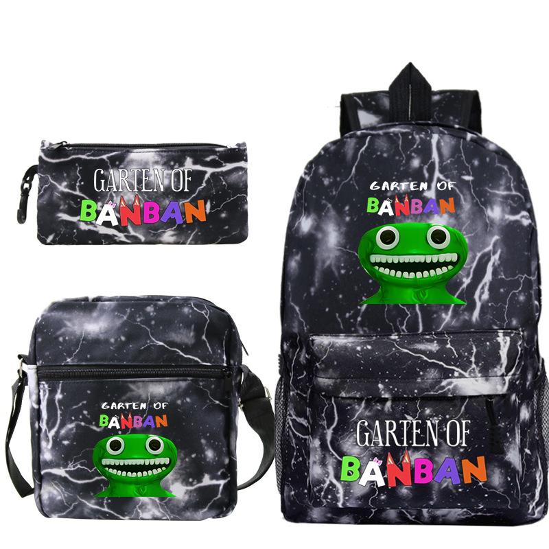 Spotted Garden Primary School Bag Shoulder Bag Pencil Bag Three-piece Set