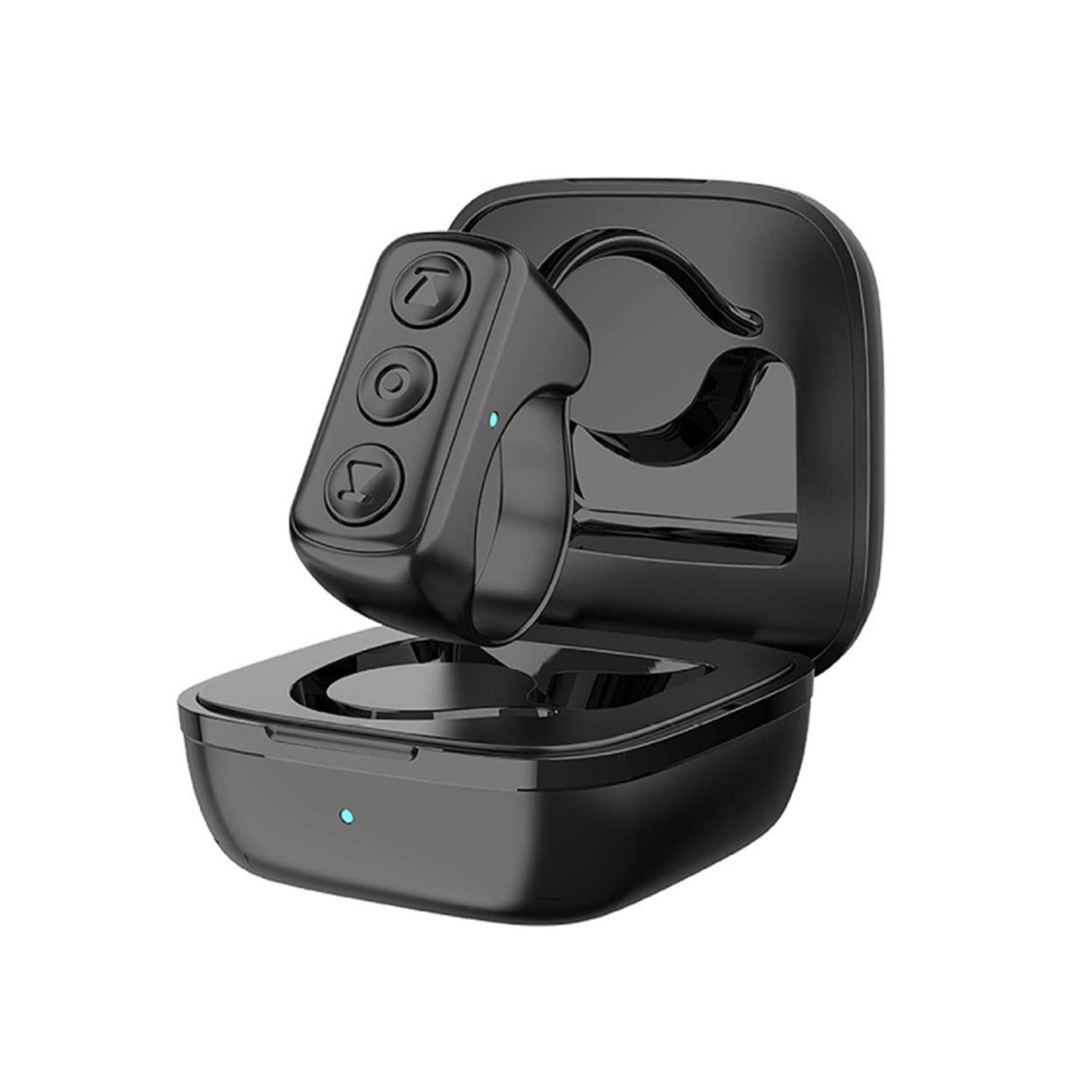 Кольцо дистанционного управления Bluetooth для приложений Kindle и TikTok. Пульт дистанционного управления для перелистывания страниц. чёрный