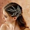 Crystal Bride Hairpin Pearl Wedding Headdress Korean Bridal Hair Clip Hair Accessories