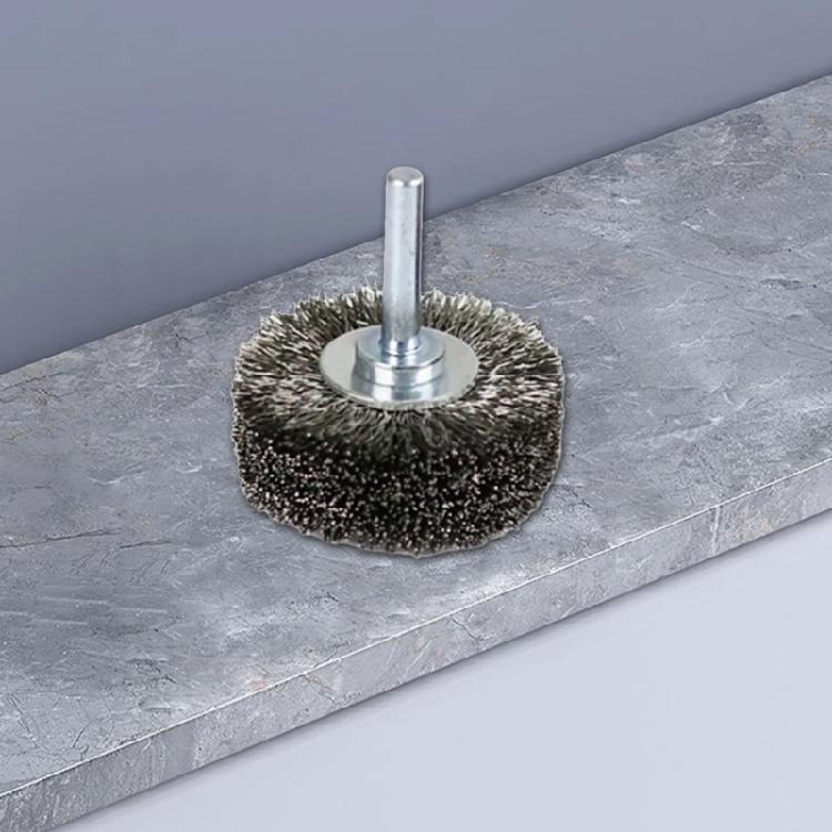 50mm Industrial Stainless Steel Wire Wheel 20mm Thick Paint Stripping Brush Tool for Metal Surfaces and DIY Projects