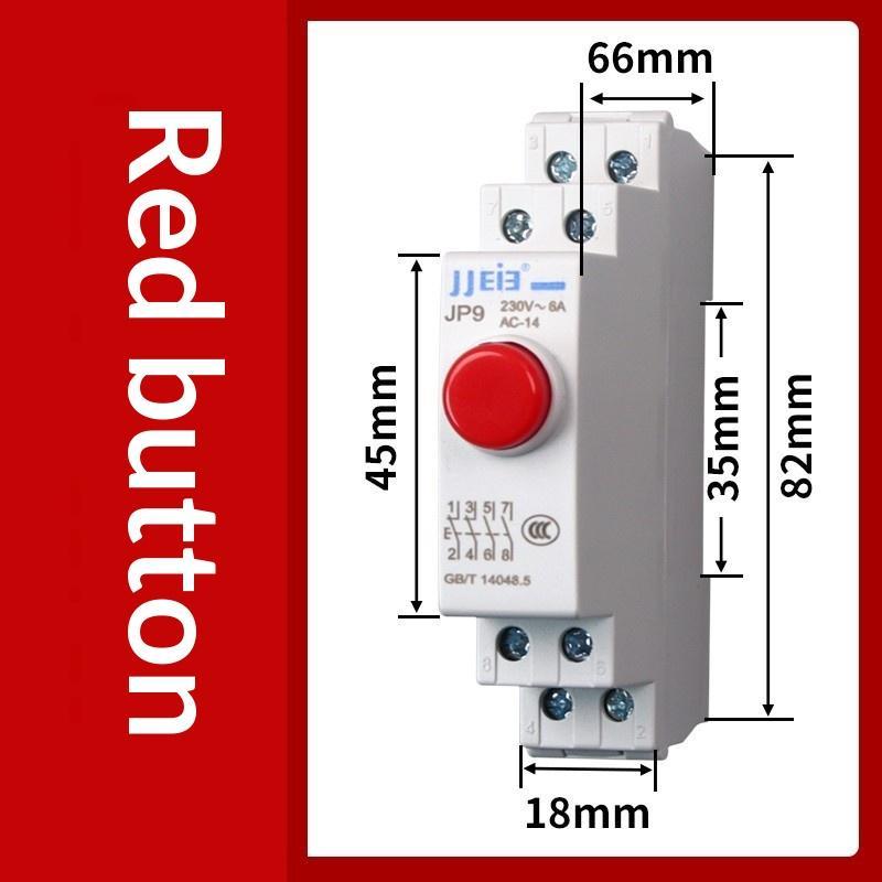 Jd9 Serie Din-skinne Indikatorlys Høy Lysstyrke LED Flammehemmende Hus For Industriell Bruk