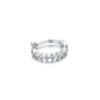 Clipsuri de urechi elegante cu zirconiu în formă de val: Stil european și american, nu este nevoie de piercing