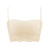 Traceless underwear women's thin tube top vest gathers, supports large breasts and shows small, no steel ring sling sports bra cover