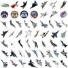 50 Cartoon Military Equipment Stickers for Phone & Computer - Waterproof Decorative Stationery Stickers