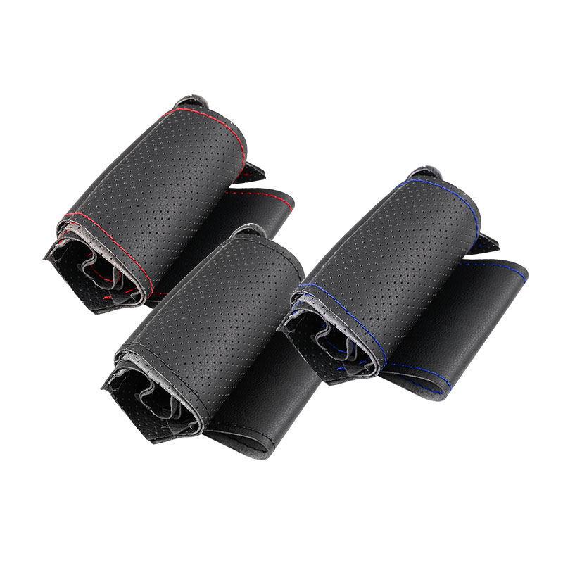 Perforated Microfiber Leather Car Accessories Interior Steering Wheel Cover Sticker Trim For Mazda 3 Axela CX-30 CX30