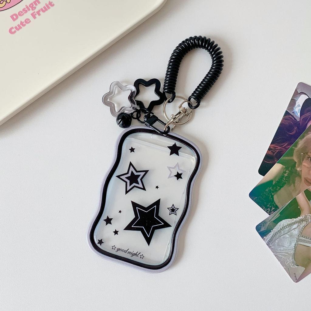 K-Pop DIY Fotoalben Fotokartenhülle Fotokartenschutzhülle Karten Fotoalbum Tasche Anhänger Schlüsselanhänger Hülle Zubehör