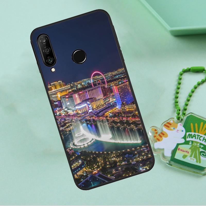 Las Vegas Strip Nevada For Huawei Nova 8i 11i 12i 12s 9 10 SE Y90 Y60 Y70 Y72 Y61 Y91 P20 P30 P40 Lite P60 Pro Case