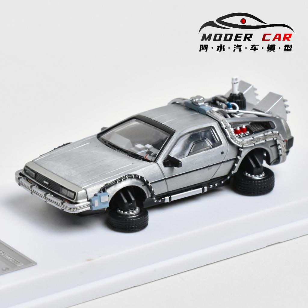 MJ 1:64 Zurück in die Zukunft DeLorean DMC 12 Sammlung Diecast Modellauto