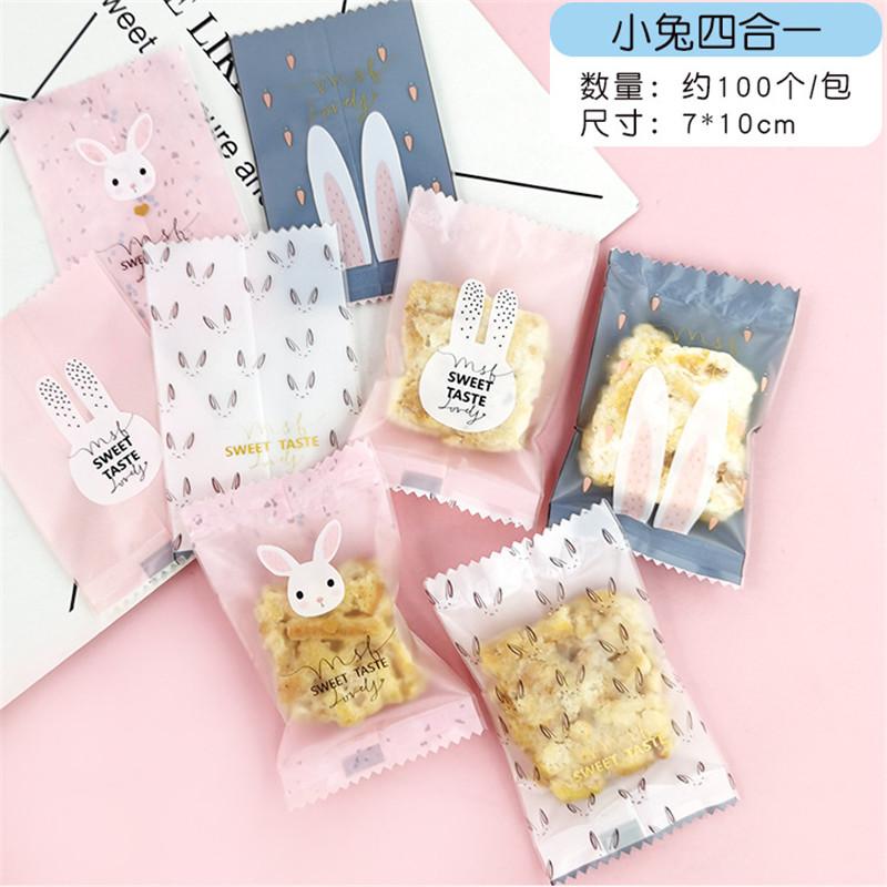 100 Stück Neue Schneeflocken-Knusperverpackung Blumentee Kekse Nougat Maschinell versiegelt Transparente Gefrostete Beutel Weihnachtsgeschenkverpackung