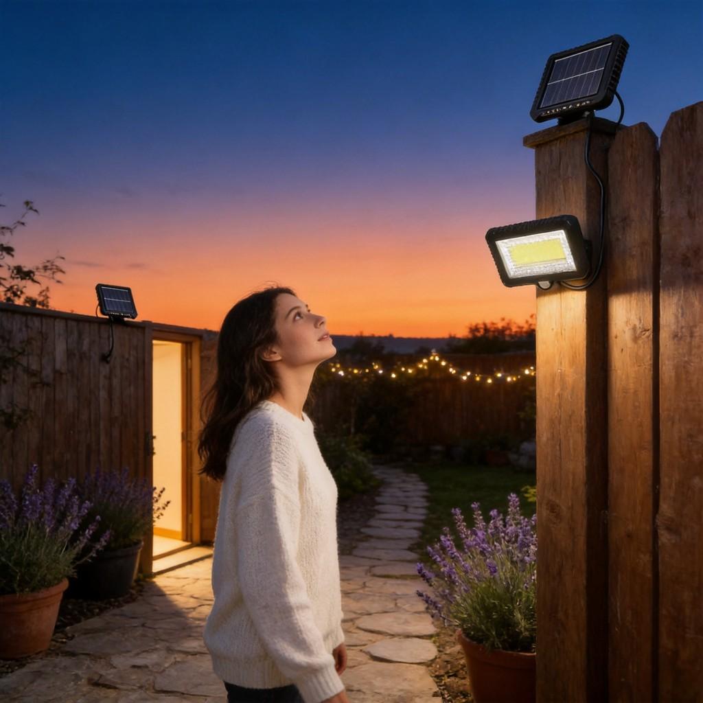 Solar Garden Lamp With Led Light For Outdoor Yard Decor And Pathway Illumination