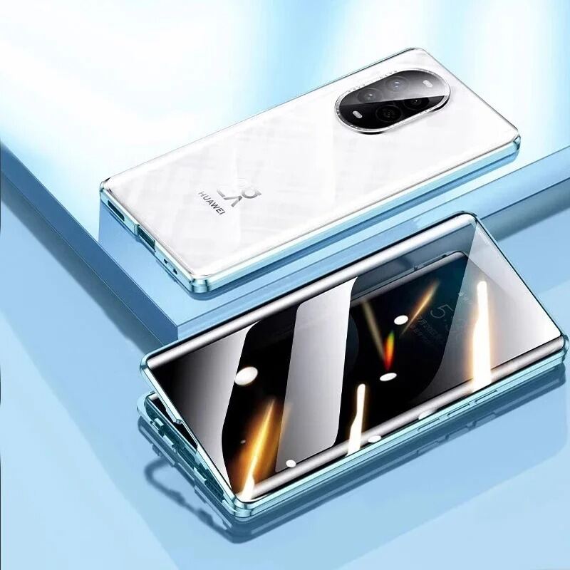 Magnetic Case for Huawei Nova14 Nova13 Nova12 Nova11 Nova10 Nova9 SE Pro with Double Sided Tempered-Glass Lens Protection Cover Phone Bumpers