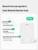 Compact Bluetooth Kitchen Scale for Baking & Coffee - Precise Gram Measurement