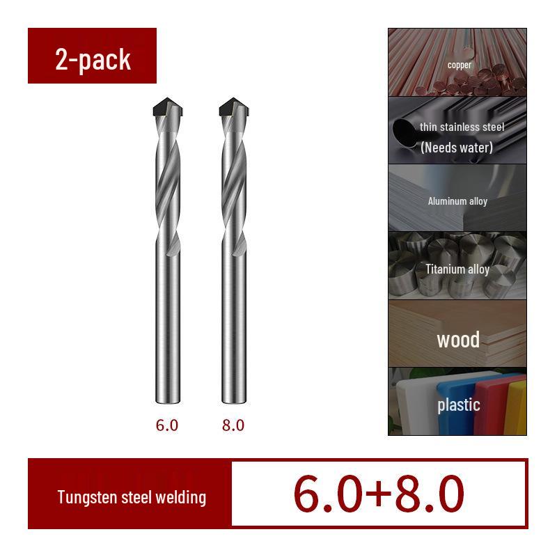 Tungsten Steel High Hardness Alloy Twist Drill Bit Set for Hard Metals