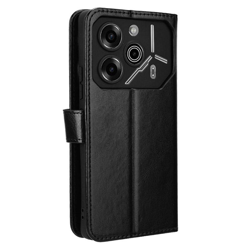 For TECNO Pova 6 Pro 5G LI9 Case Crazy Horse Texture Wallet Leather Phone Cover