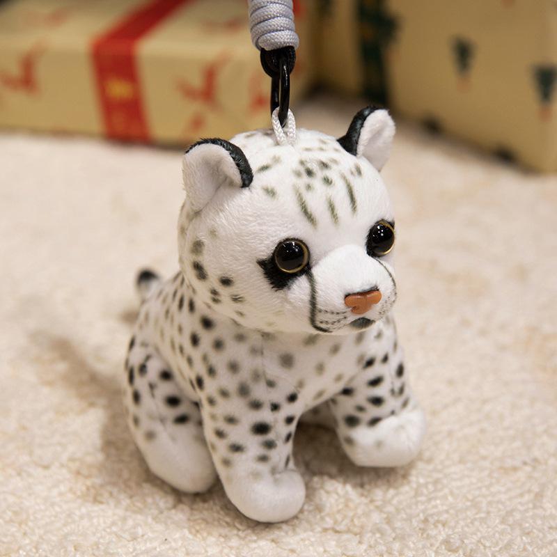 Cross-border Animal Plush Toy Pendant: Tiger, Panda, Giraffe, Leopard, Lion Doll Ornament