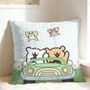 Cartoon Maltese Pillow Case Line Dog Puppy Comfy Pillow Cover Morden Pillowcases For Sofa Couch Bed Living Room