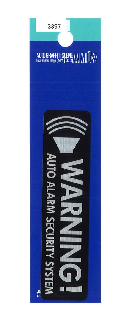 Toyo Mark WARNING! Sticker 4.0 x 1.0 inches (101 x 25 mm) 3397