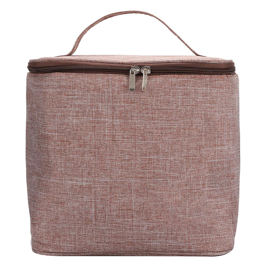 Portable Large Capacity Oxford Cloth Insulated Lunch Bag Waterproof Lunch Box Storage