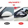 LHD RHD For BYD Seagull  2024 ABS Car Rearview Mirror Cover Rear View Mirror Decorative Shell Exterior Sticker Accessories