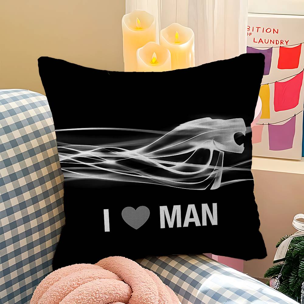 M-Man T-Truck Logo Cushion Cover Car Throw Pillow Case For Sofa Car Christmas Gift 40X40Cm 45X45Cm