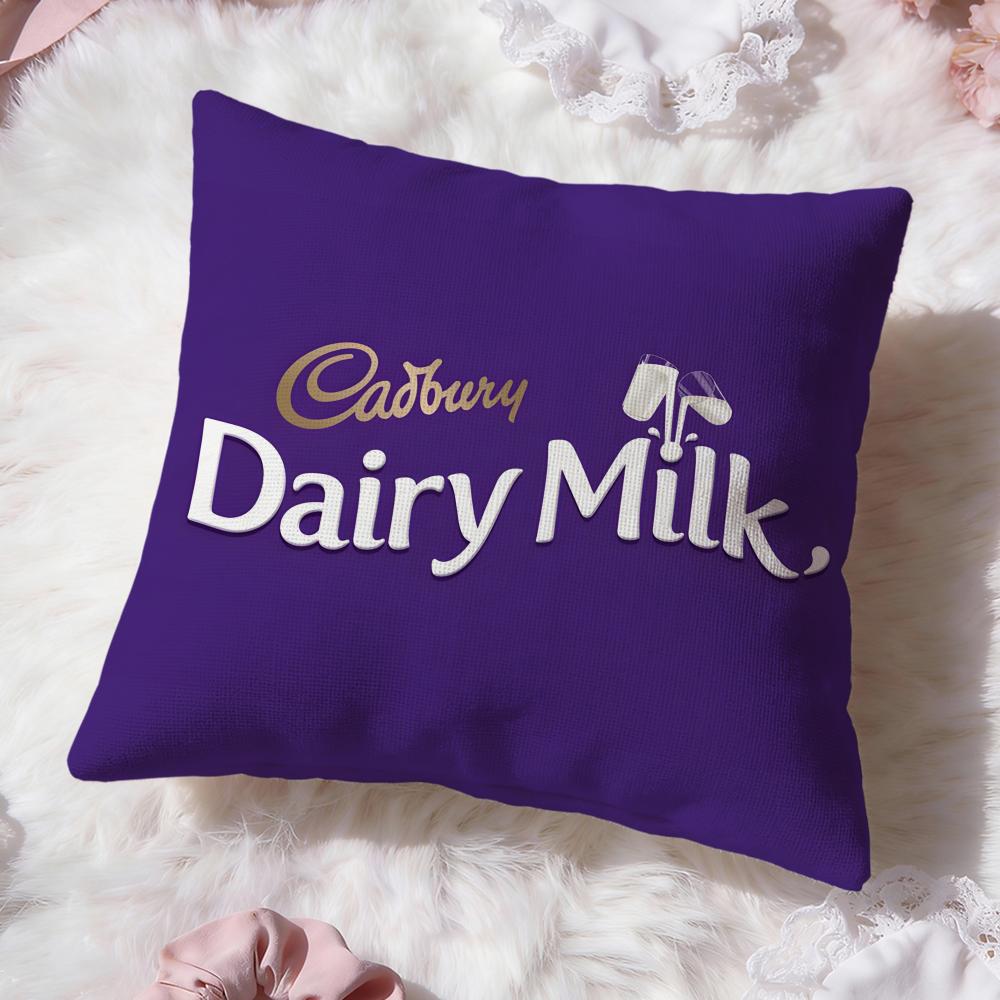 

classic logo c-Cadbury Cushion Cover Premium Comfort Reversible Pillow Cove -Two in One Design for Any Room & Car Interior 30cmx30cm