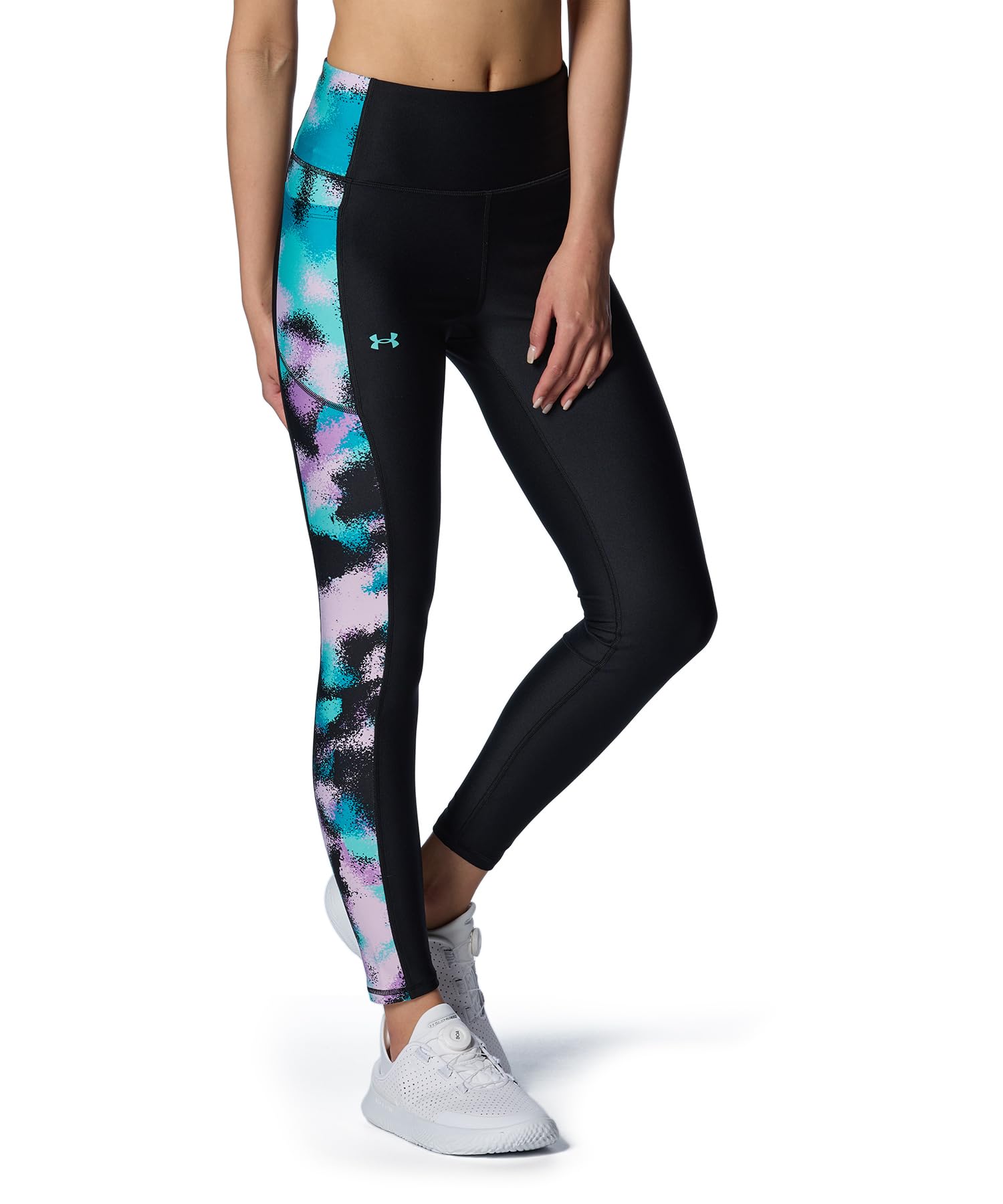 

UA HG Леггинсы с принтом Черные SM [Under Armor] / /