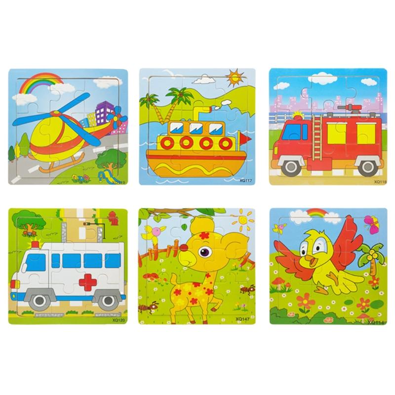 Kids Educational Toys Jigsaw Puzzle Toy for Toddler Children Boys and Girls Educational Puzzle Toys Wooden Frame Puzzle