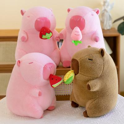 Capybara Stretching Doll Pillow Plush Toys and Cute Dolls Kapibala Children's Rag Dolls