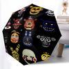 Printed Horror Game F-FNAF Freddy Folding Umbrella,Outdoor,Leisure,And Travel Umbrella,Durable Umbrella Fabric,Birthday And Holiday Gift