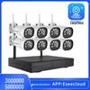 8-Channel Wireless CCTV Surveillance Kit with NVR Recorder and 5MP IP Cameras