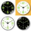 Minimalist Quartz Wall Clock With Luminous Hands For Bedroom Use