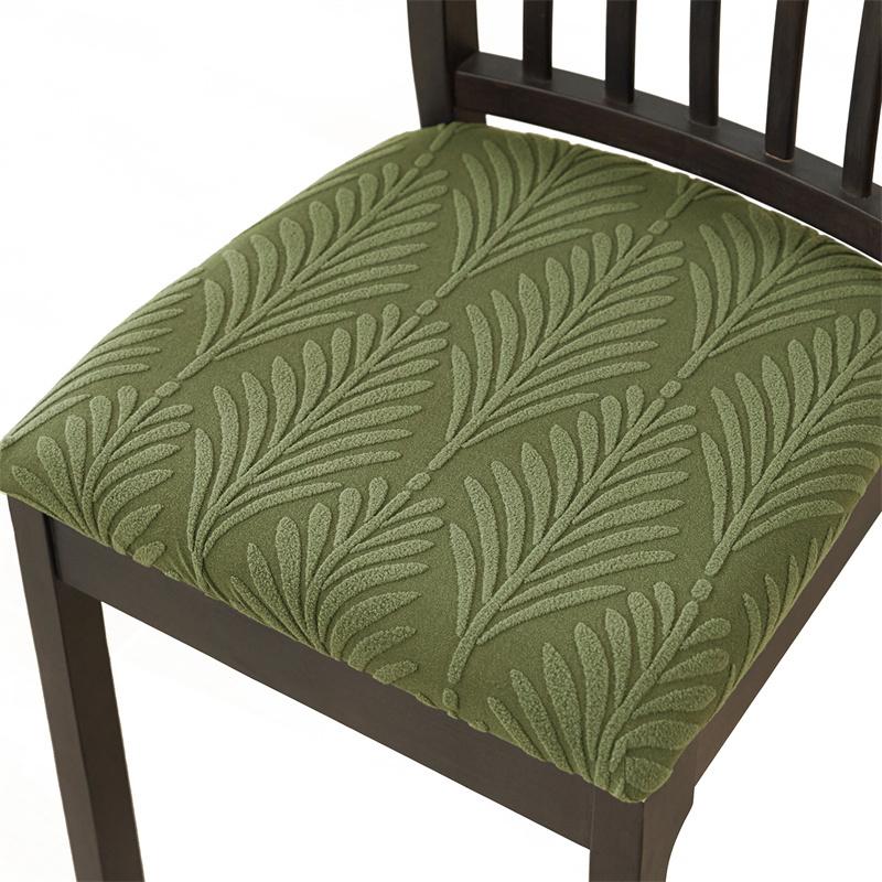 1/4/6Pcs Jacquard Chair Seat Cover Nordic Anti-Dirty Dining Chair Slipcover Home Removable Seat Case For El Kitchen Party