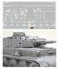 TAMIYA Detail Up Parts Series German Army Panzer IV Tank J Type Coating Sheet Set Plastic Model Parts 12650 1/35 No.50