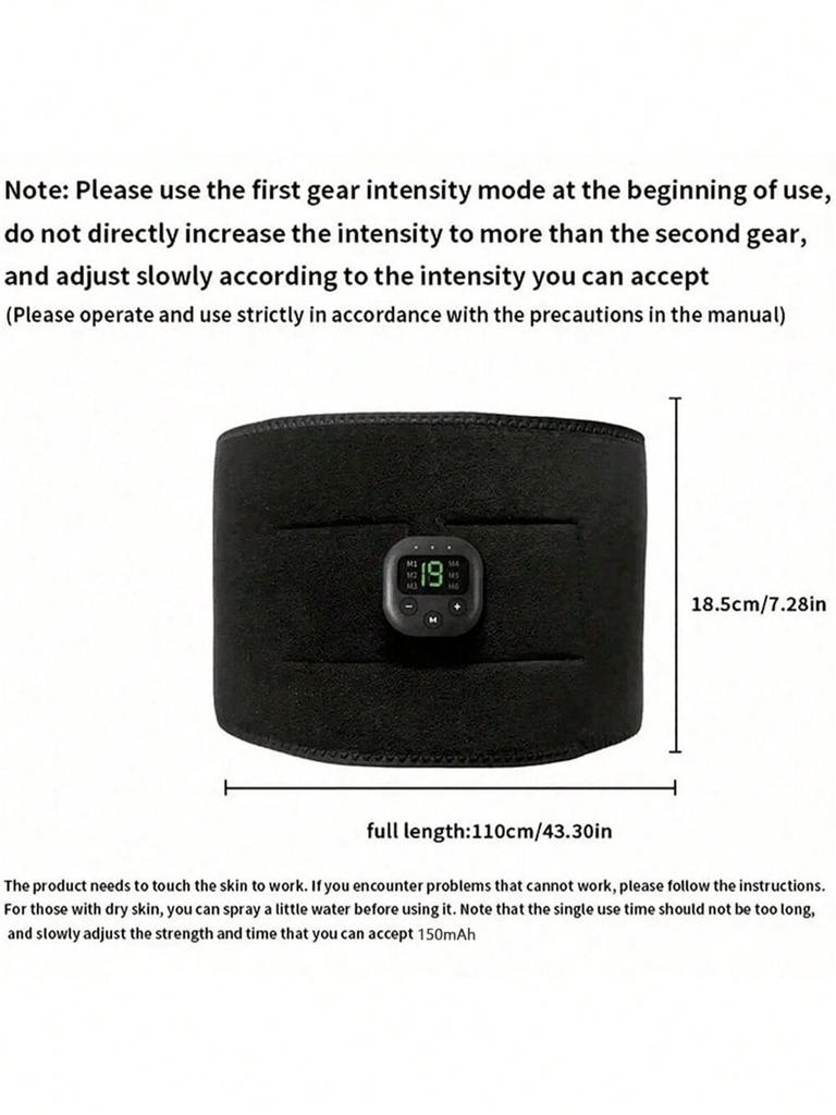 Waist Massager Portable USB Charging Shaper Electric Arm Hip Leg Trainer Weight Loss Shaping Belt Fitness Massager yao