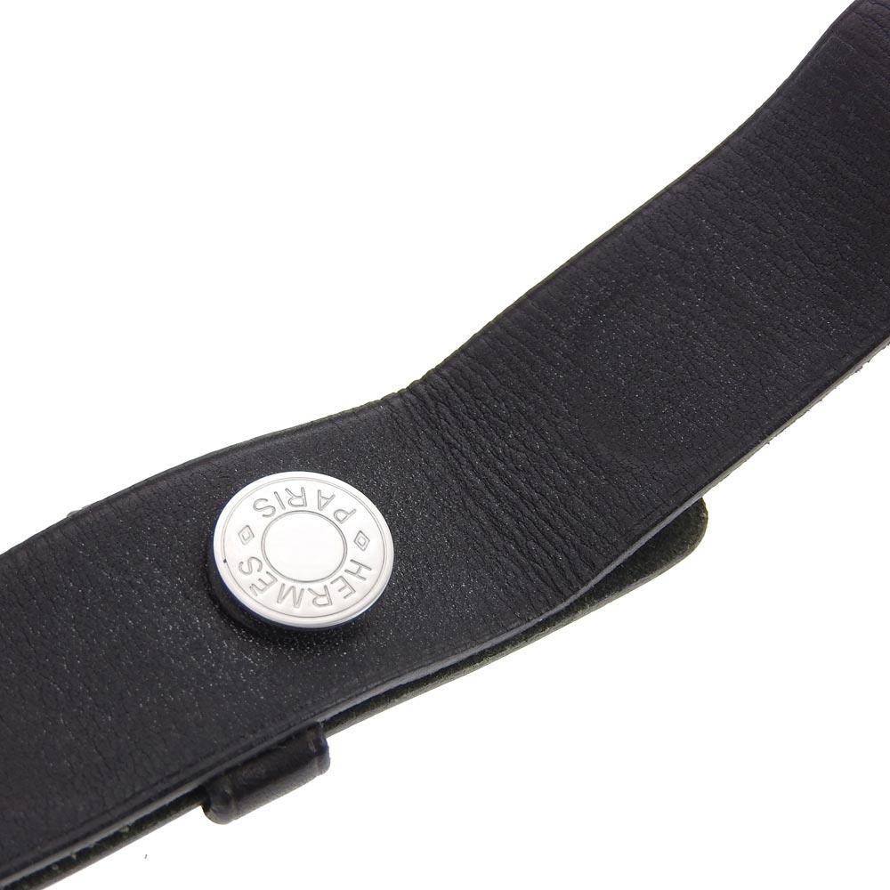 HERMES Valenia Watches BA1.510 WhiteDial Stainless Steel/Embossed Leather Quartz Analog display Women Used