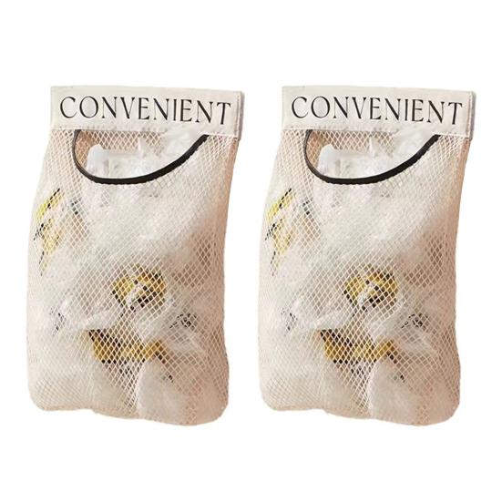 2/3Pcs Bag Breathable Storage Holders Grocery Plastic Wall-Mounted Trash Bag Holders