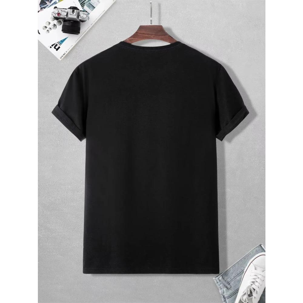 'Take Me To the Mountains' Tee, Men's Casual Crew Neck Short-Sleeve  Fashion Summer T-Shirts Tops,Regular and Oversize Tee