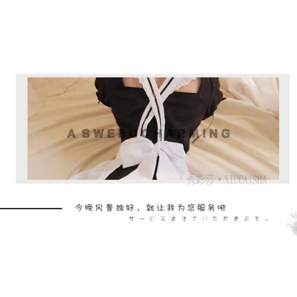 Plus Size Maid Outfit Lingerie Pajamas Lolita Cos Maid Cosplay Uniform Clothes Passion Seduction