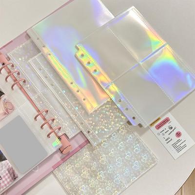 10 Blatt Loseblatt A5 Transparente wasserdichte Fotokarte Binderhüllen Idol Foto