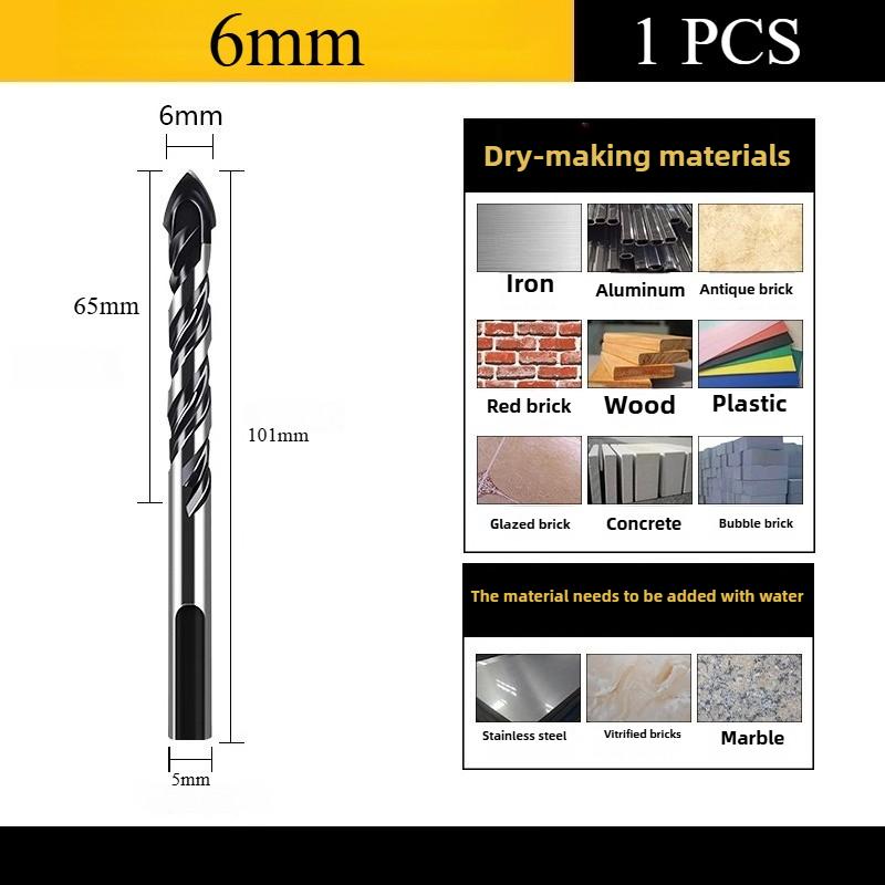 

3-12 мм твердосплавное сверло по камню треугольное сверло подходит для сверления отверстий в плитке, бетоне, дереве и металле