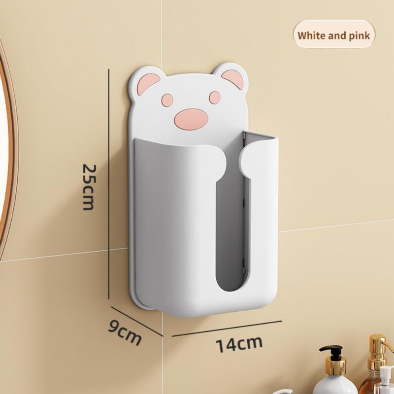 Wall Mounted Tissue Box Adhesive Tissue Shelf Napkin Holder Dispenser Rack Nordic Kitchen Home Space-saving Shelf Tissue Holder