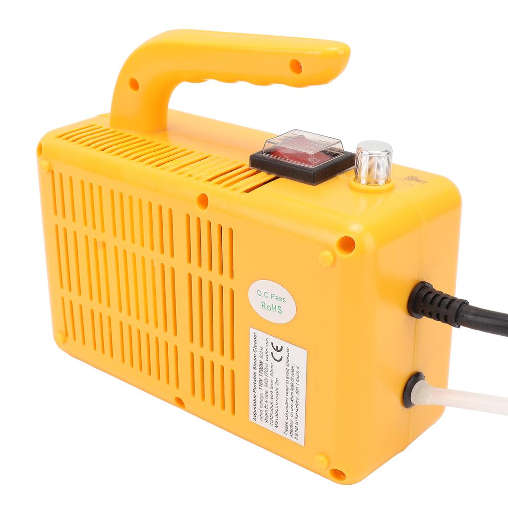 High Pressure Steam Cleaner Handheld High Temp Portable Cleaning Machine Tankless for Home Use Car Detailing Kitchen