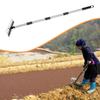 8-tine Manual Weeder for Gardening, with Ergonomic Handle And Soil Loosening Action. Ideal Farms
