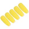 5Pcs Dog Corn Toy Latex Simulation Interactive Puppy Teething Chew Toys with Sound for Small Medium