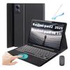 Redmi Pad SE 11-Zoll Touch-Tastatur mit Hintergrundbeleuchtung & Bluetooth & Leder-Schutzhülle mit Stifthalter (Kompatibilität: 2025 Redmi Pad 2)