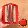 Small Credit Bank Card Purse Solid Leather Multi Slot Coin Money Card Holder Wallet Women Men Ultra-thin Id Card Holder Bag Case