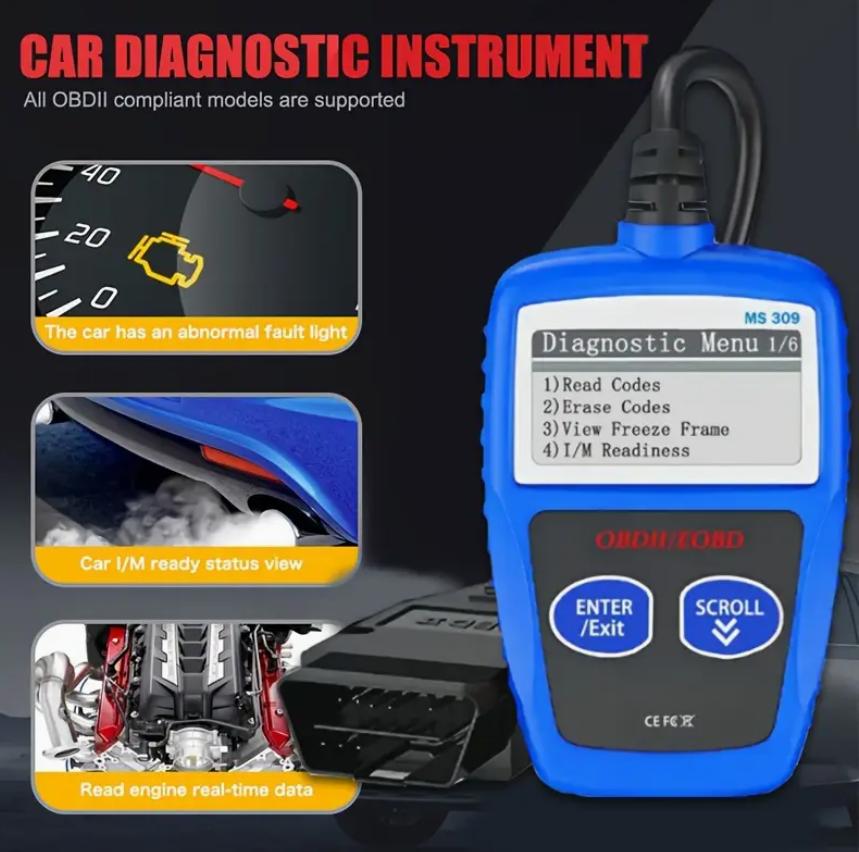 1 PC Car Fault Diagnosis Instrument Obd2 Clear Fault Codes Diagnostic Scanning Tools Universal Version
